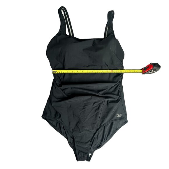 Reebok Women's Scoop-Neck Athletic One-Piece Swimsuit - Black, Size 20, MSRP $60 - Picture 4 of 9